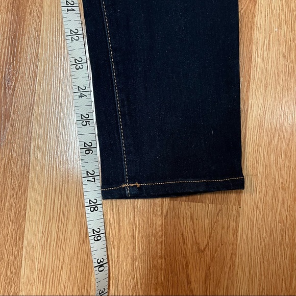 7 for All Mankind The Skinny Dark Wash Jeans - Picture 6 of 9
